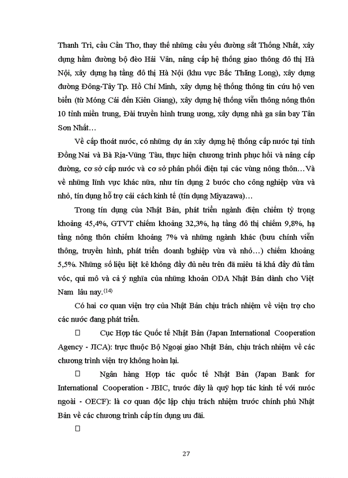 image for page Thu hút và sử dụng vốn ODA phát triển cơ sở hạ tầng giao thông đường bộ ở thành phố Hà Nội giai đoạn 2007-2020