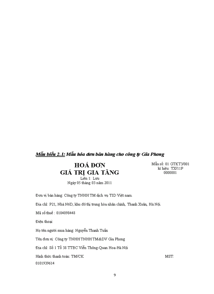 image for page Hoàn thiện kế toán doanh thu, chi phí và kết quả kinh doanh tại Công ty TNHH DỊCH VỤ TID VIỆT NAM