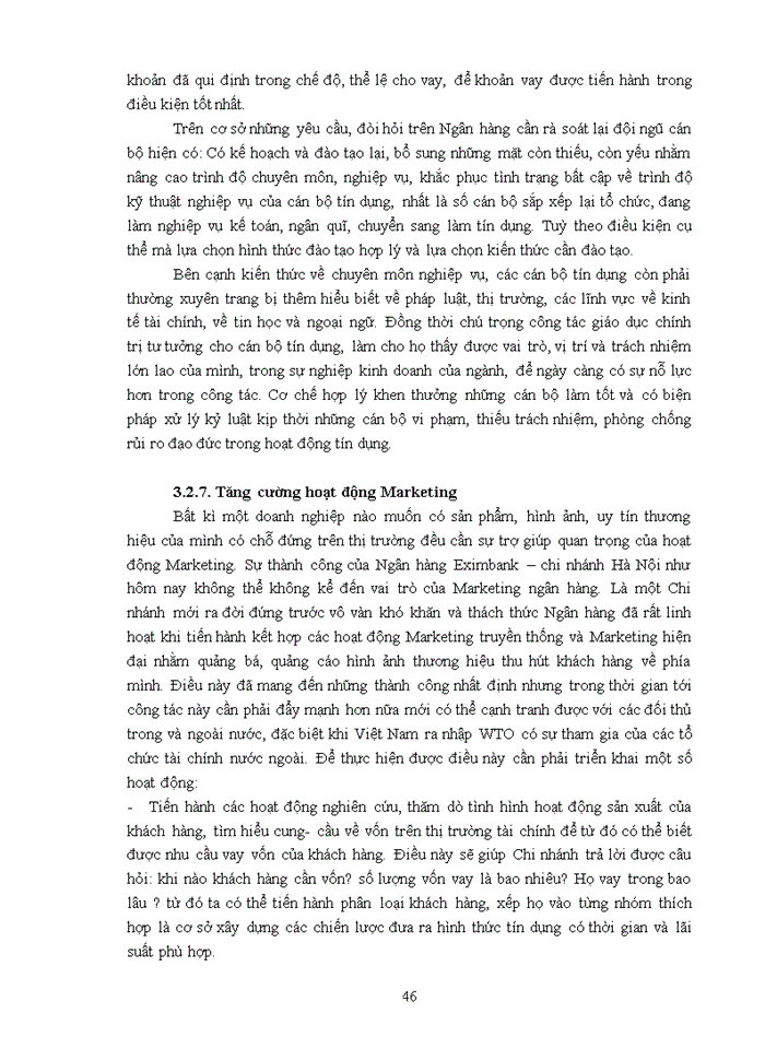 image for page Nâng cao hiệu quả hoạt động tín dụng tại Ngân hàng TMCP Xuất Nhập Khẩu Việt Nam ( Eximbank )- chi nhánh Hà Nội