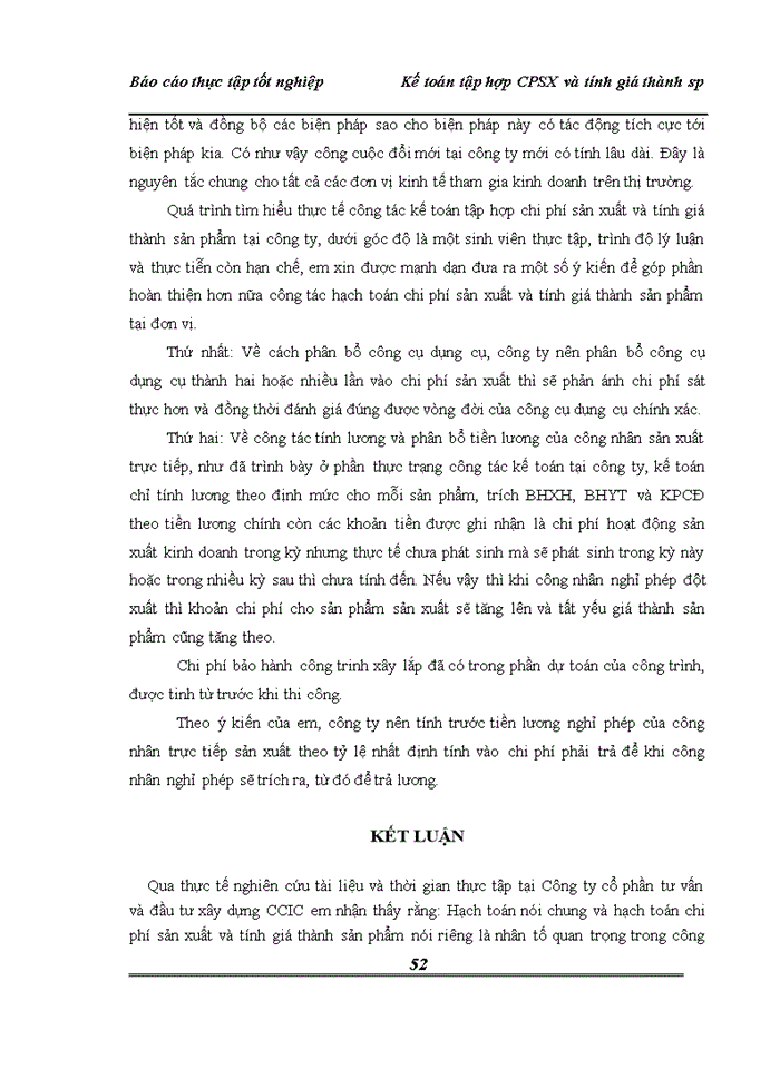 image for page Kế toán tập hợp chi phí sản xuất và tính giá thành sản phẩm tại Xí nghiệp xây lắp - Công ty cổ phần tư vấn và Đầu tư xây dựng giao thông công chính Hà Nội
