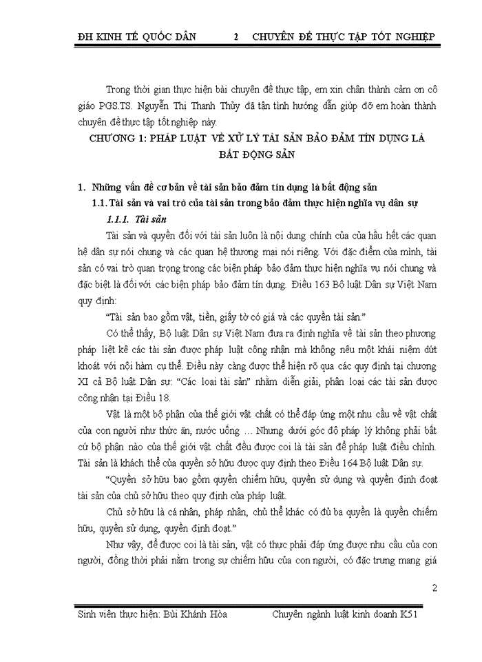 image for page Pháp luật về xử lý tài sản bảo đảm tín dụng là bất động sản và thực tiễn áp dụng tại công ty quản lý nợ và khai thác tài sản ngân hàng thương mại cổ phần QUÂN ĐỘI
