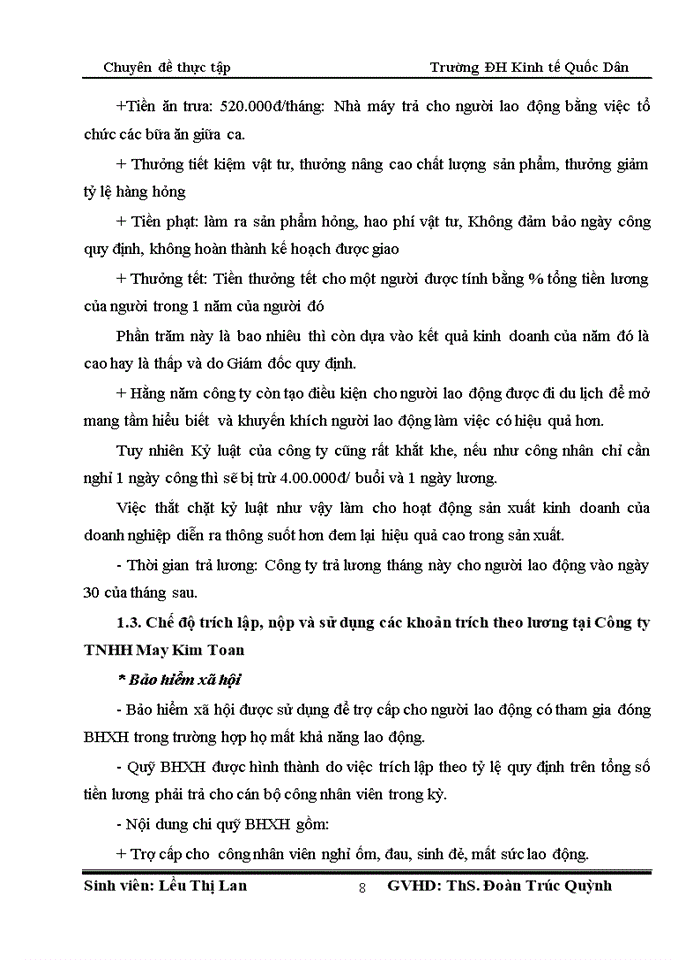 image for page Các giải pháp hoàn thiện kế toán tiền lương và các khoản trích theo lương tại công ty TNHH May Kim Toan