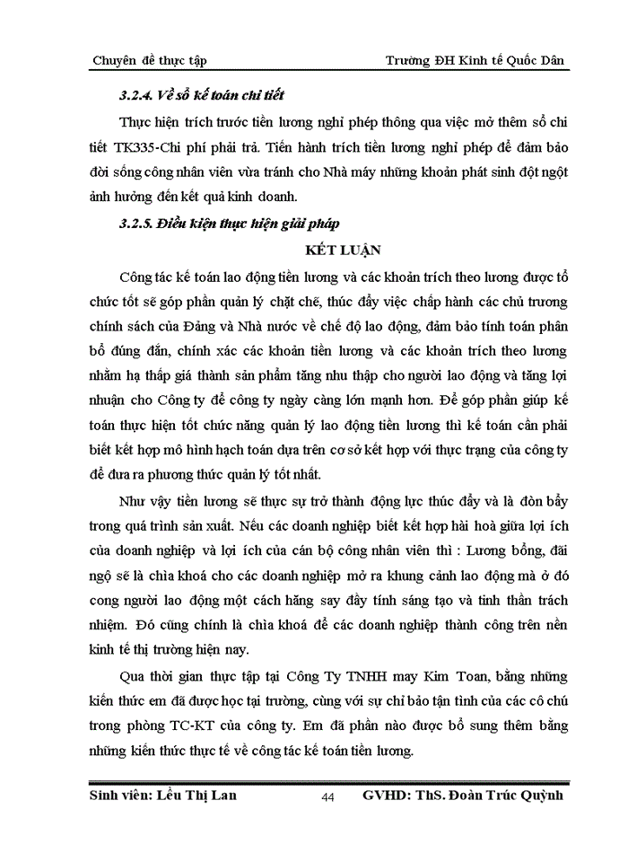 image for page Các giải pháp hoàn thiện kế toán tiền lương và các khoản trích theo lương tại công ty TNHH May Kim Toan