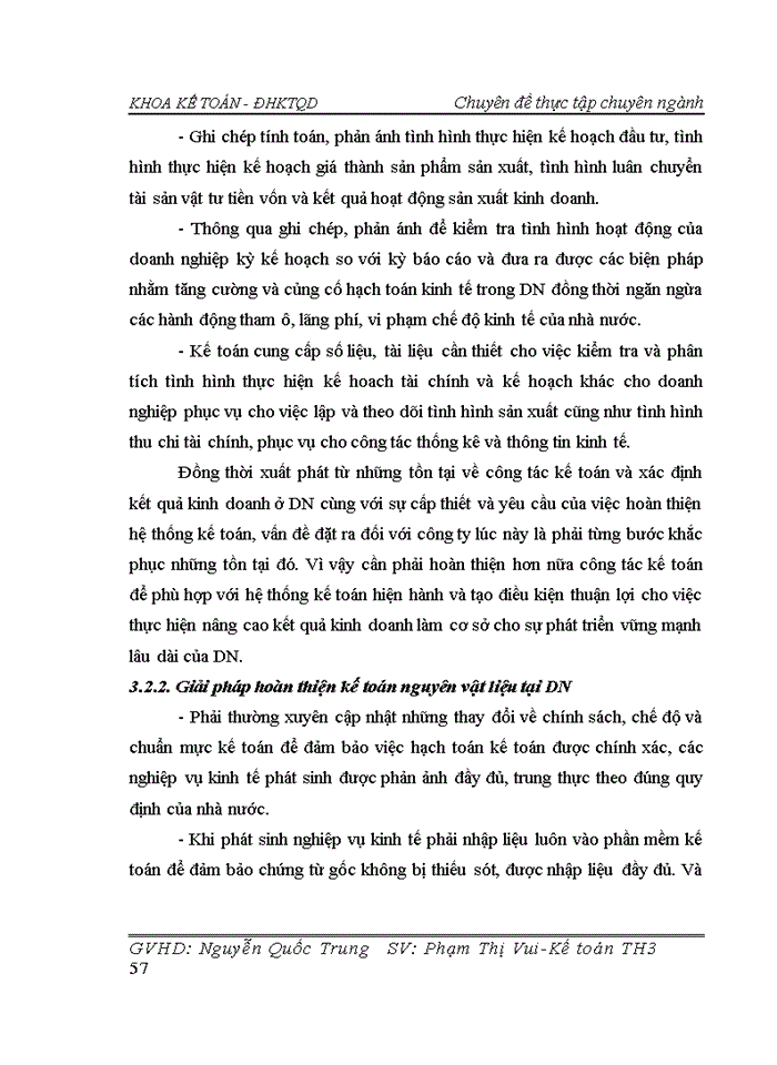 image for page Hoàn thiện kế toán nguyên vật liệu tại Doanh nghiệp tư nhân Anh Quyền