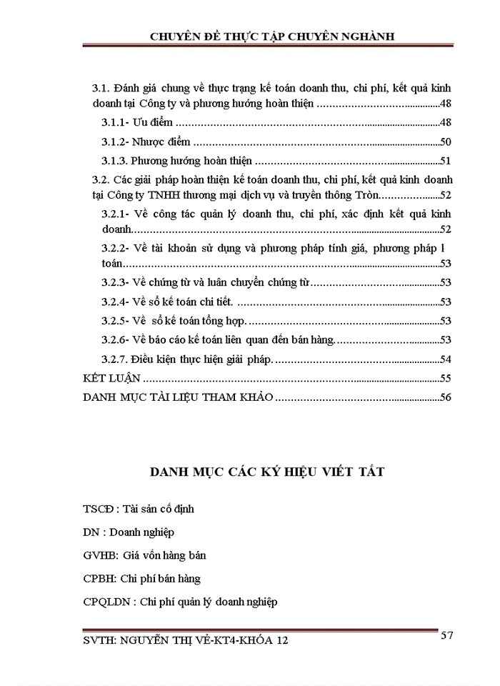 image for page Kế toán doanh thu,chi phí và xác định kết quả kinh doanh tại Công ty TNHH thương mại dịch vụ và truyền thông Tròn
