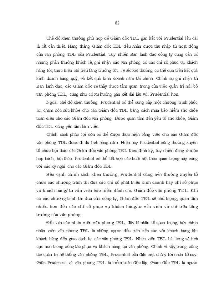 image for page Tăng cường quản trị hệ thống văn phòng tổng đại lý của công ty bảo hiểm nhân thọ PRUDENTIAL VIỆT NAM