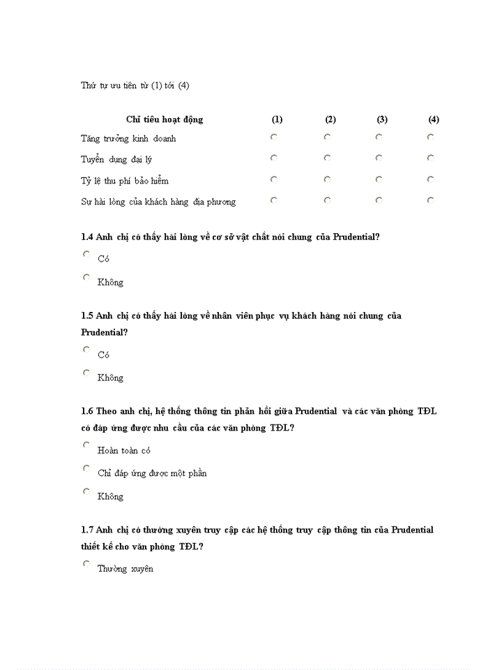 image for page Tăng cường quản trị hệ thống văn phòng tổng đại lý của công ty bảo hiểm nhân thọ PRUDENTIAL VIỆT NAM