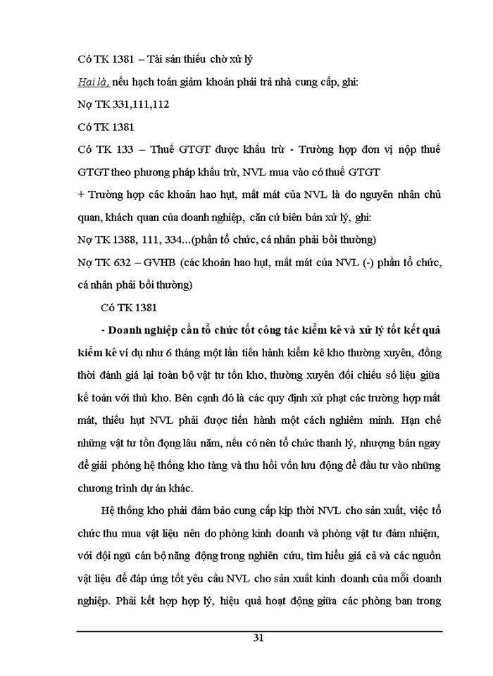 image for page Kế toán nguyên vật liệu trong doanh nghiệp Việt Nam hiện nay