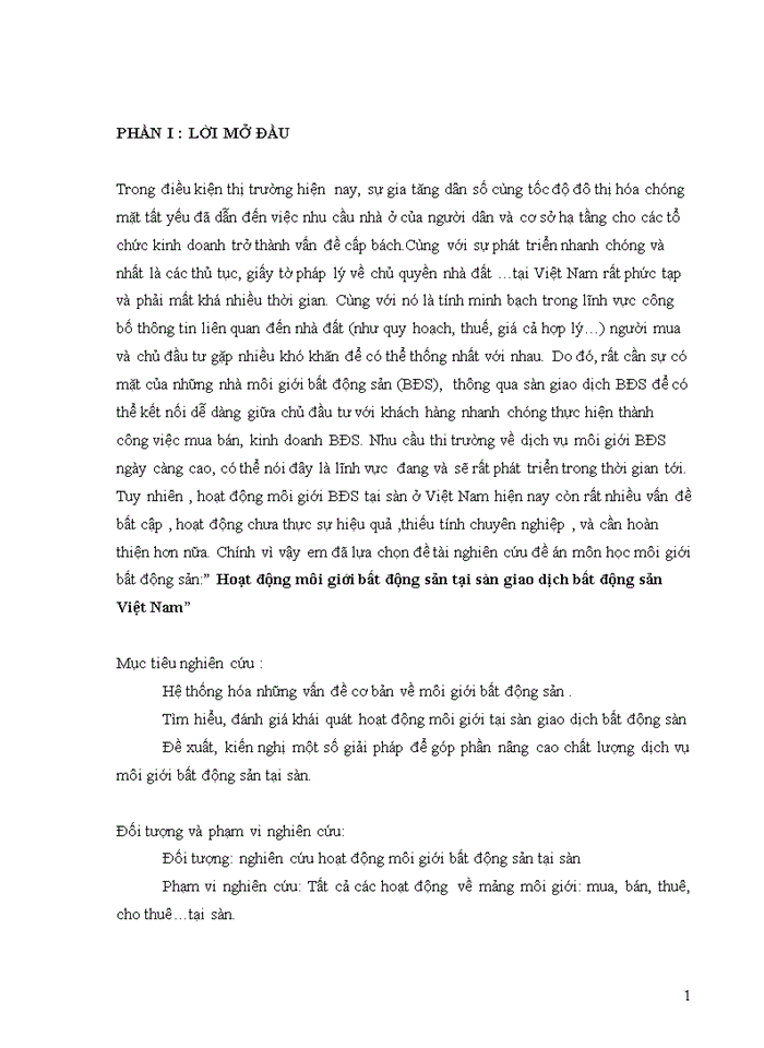 image for page Hoạt động môi giới bất động sản tại sàn giao dịch bất động sản Việt Nam