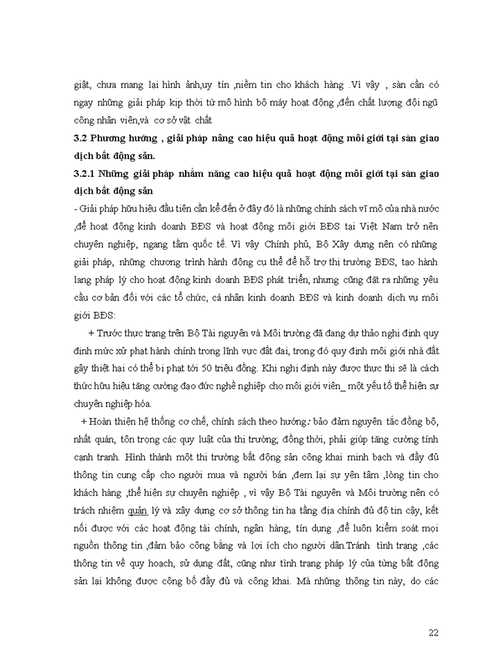 image for page Hoạt động môi giới bất động sản tại sàn giao dịch bất động sản Việt Nam