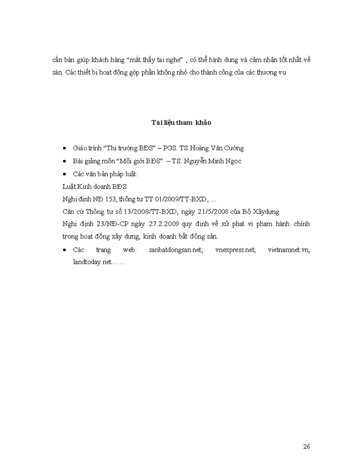 image for page Hoạt động môi giới bất động sản tại sàn giao dịch bất động sản Việt Nam