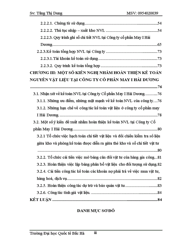 image for page Hoàn thiện kế toán nguyên vật liệu tại công ty cổ phần may I HẢI DƯƠNG