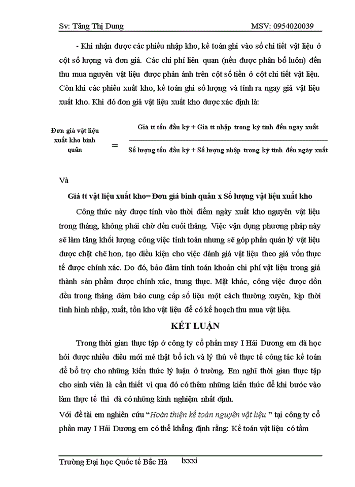 image for page Hoàn thiện kế toán nguyên vật liệu tại công ty cổ phần may I HẢI DƯƠNG