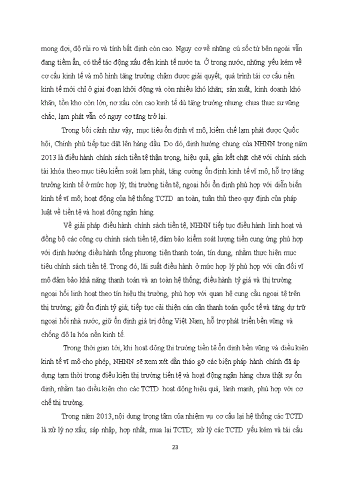 image for page Các công cụ của chính sách tiền tệ trong điều hành nền kinh tế vĩ mô