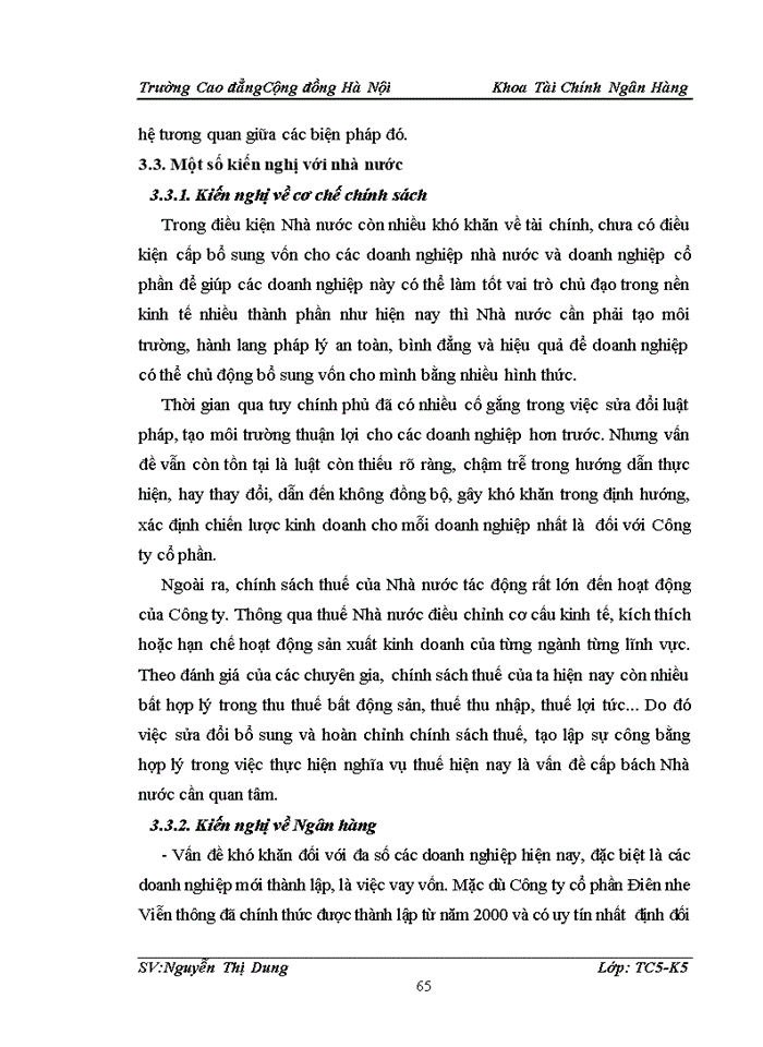 image for page Giải pháp quản lý và nâng cao hiệu quả sử dụng vốn tại văn phòng đại diện công ty cổ phần điện nhẹ viễn thông