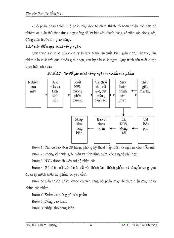 image for page Tổ chức bộ  máy kế toán và hệ thống kế toán tại công ty dệt may Hưng Thịnh