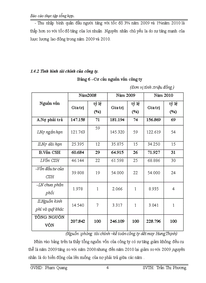 image for page Tổ chức bộ  máy kế toán và hệ thống kế toán tại công ty dệt may Hưng Thịnh