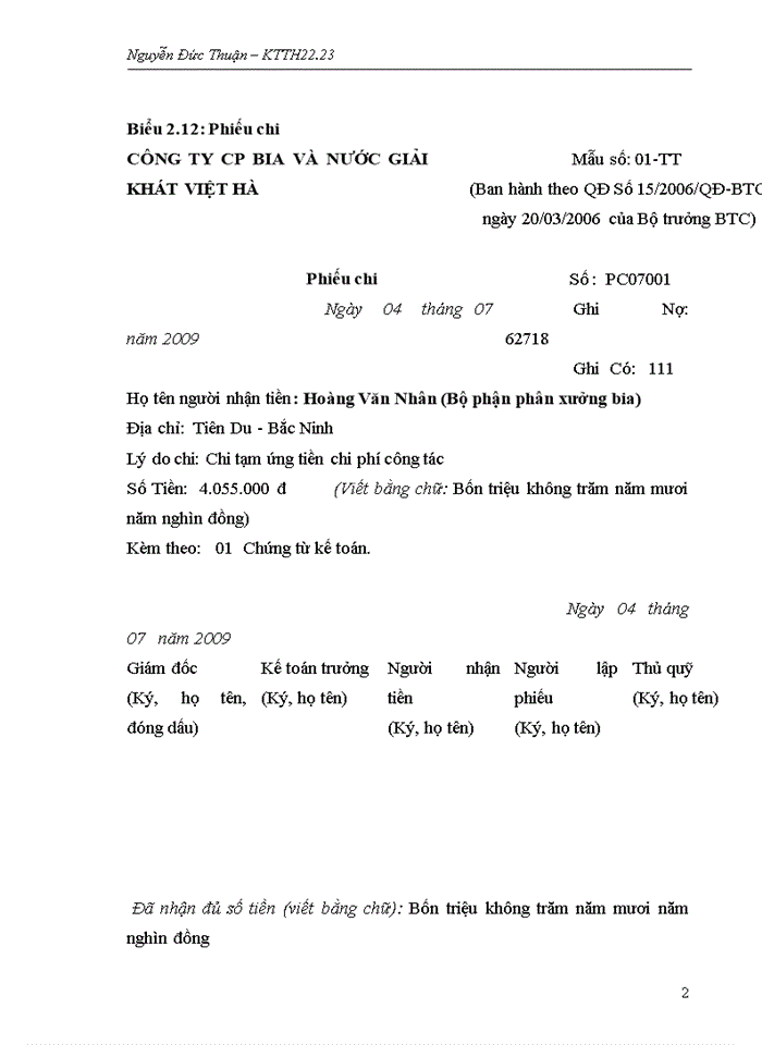image for page Hoàn  thiện kế  toán chi phí sản xuất và tính  giá  thành  sản  phẩm tại Công ty Cổ Phần Bia Và Nước Giải Khát Việt Hà