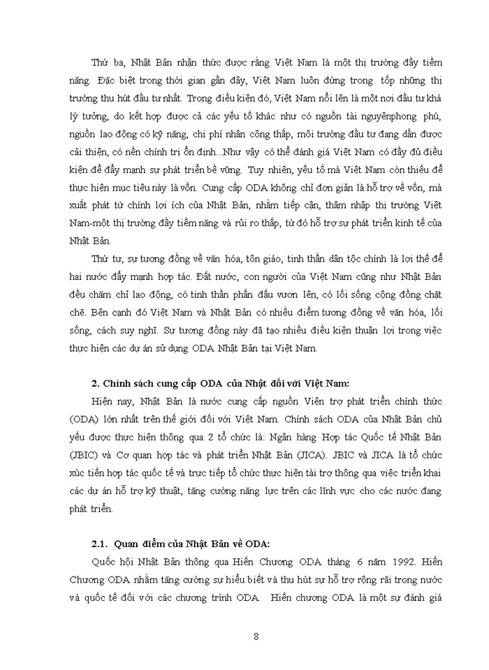 image for page Tình hình thu hút và sử dụng nguồn vốn ODA của Nhật Bản vào Việt Nam