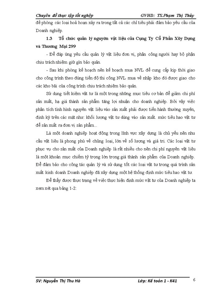 image for page Hoàn thiện kế toán Nguyên vật liệu tại Công ty Cổ Phần Xây Dựng và Thương Mại 299