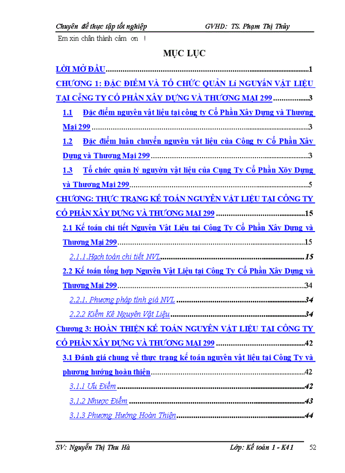 image for page Hoàn thiện kế toán Nguyên vật liệu tại Công ty Cổ Phần Xây Dựng và Thương Mại 299