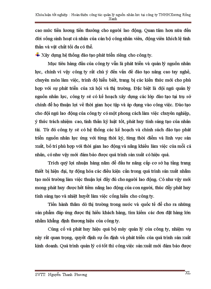 image for page Hoàn thiện công tác quản lý nguồn nhân lực tại công ty TNHH Xương Rồng Xanh