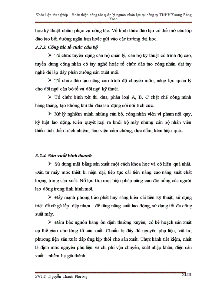 image for page Hoàn thiện công tác quản lý nguồn nhân lực tại công ty TNHH Xương Rồng Xanh