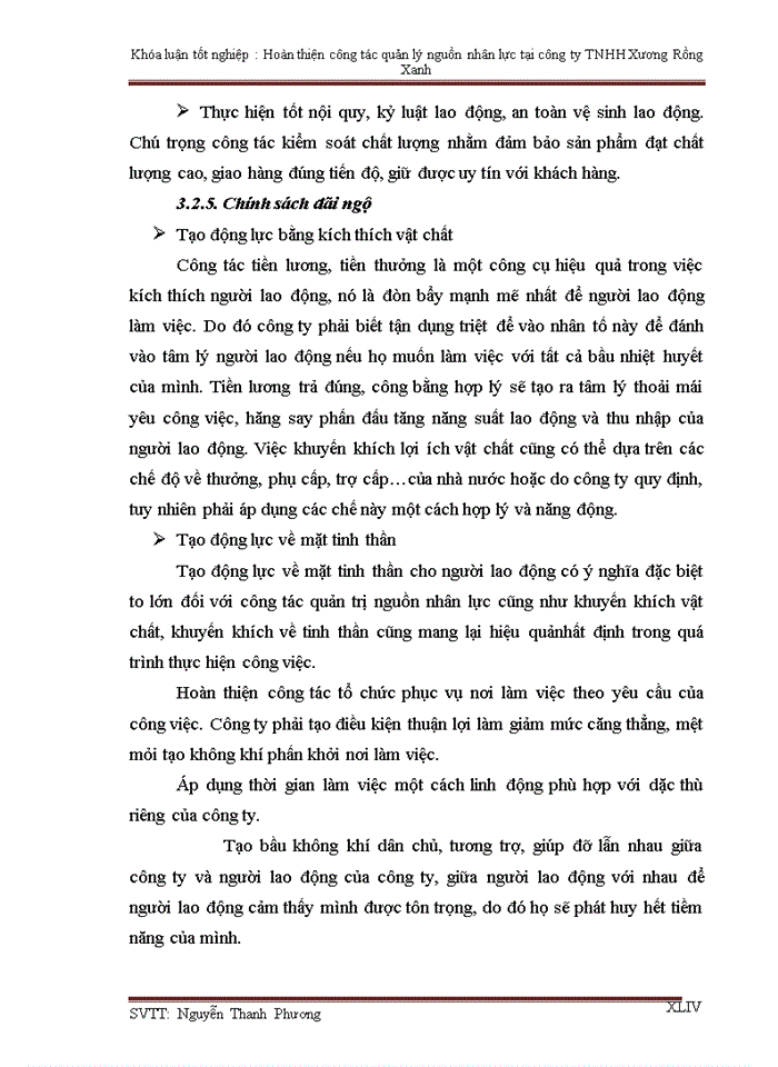 image for page Hoàn thiện công tác quản lý nguồn nhân lực tại công ty TNHH Xương Rồng Xanh
