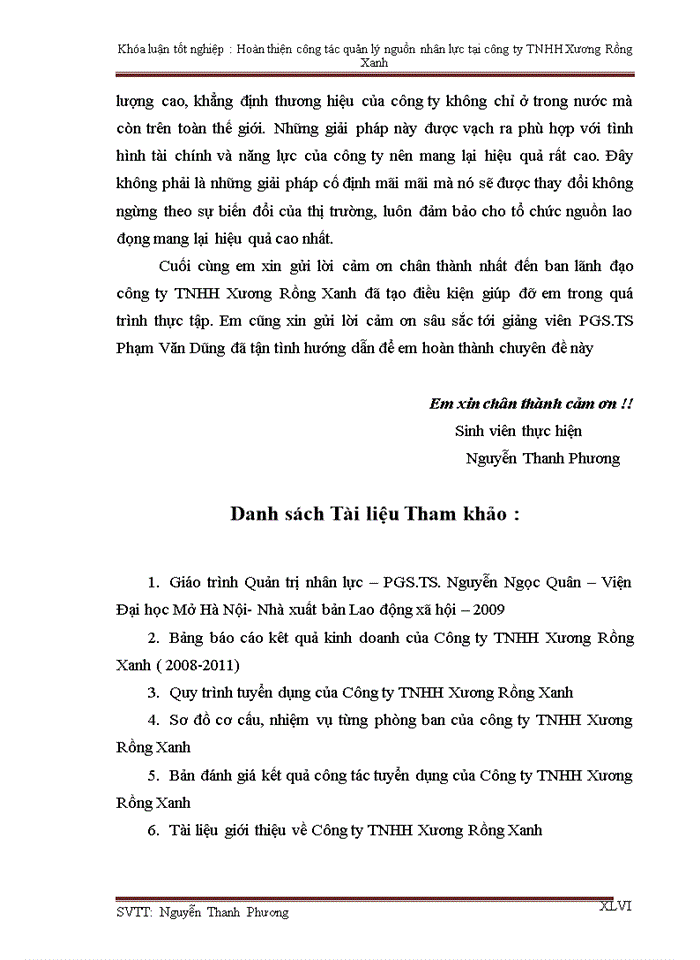 image for page Hoàn thiện công tác quản lý nguồn nhân lực tại công ty TNHH Xương Rồng Xanh