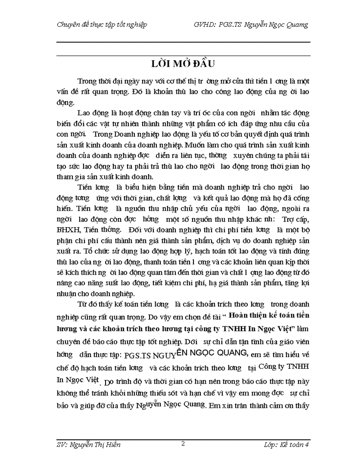 image for page Hoàn thiện kế toán tiền lương và các khoản trích theo lương tại công ty TNHH In Ngọc Việt