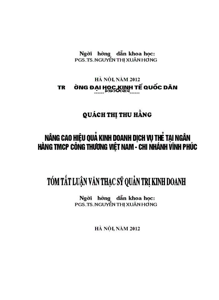 image for page Nâng cao hiệu quả kinh doanh dịch vụ thẻ tại ngân hàng tmcp công thương VIỆT NAM - chi nhánh VĨNH PHÚC