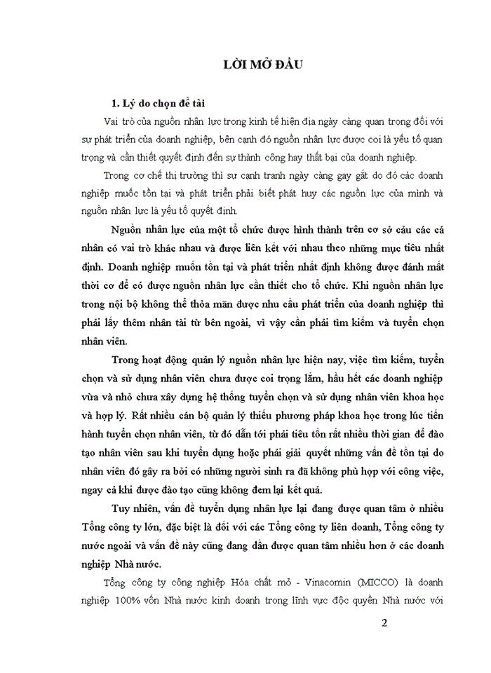 image for page Một số giải pháp hoàn thiện công tác tuyển dụng nguồn nhân lực - nghiên cứu tình huống tại tổng công ty công nghiệp hóa chất mỏ -VINACOMIN