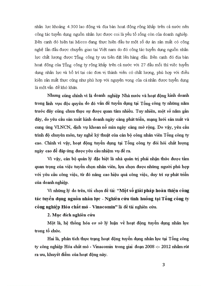 image for page Một số giải pháp hoàn thiện công tác tuyển dụng nguồn nhân lực - nghiên cứu tình huống tại tổng công ty công nghiệp hóa chất mỏ -VINACOMIN
