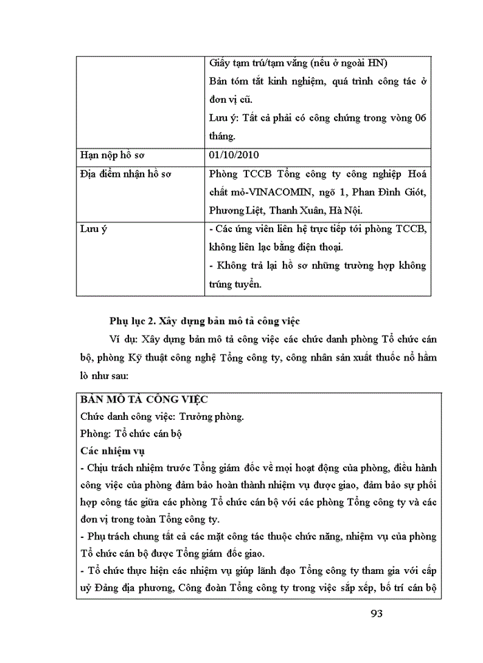 image for page Một số giải pháp hoàn thiện công tác tuyển dụng nguồn nhân lực - nghiên cứu tình huống tại tổng công ty công nghiệp hóa chất mỏ -VINACOMIN