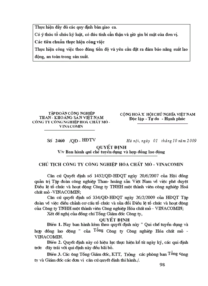image for page Một số giải pháp hoàn thiện công tác tuyển dụng nguồn nhân lực - nghiên cứu tình huống tại tổng công ty công nghiệp hóa chất mỏ -VINACOMIN