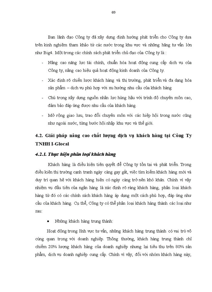image for page Nâng cao chất lượng dịch vụ khách hàng tại Công ty TNHH I-Glocal