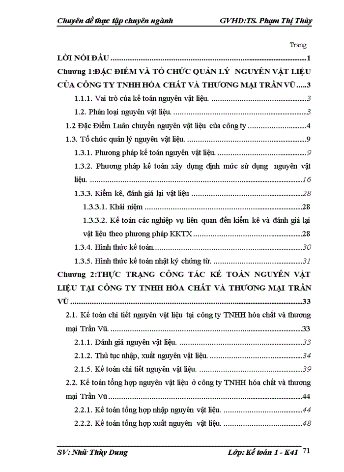 image for page Hoàn thiện công tác kế toán nguyên vật liệu tại Công ty TNHH Hóa Chất và Thương Mại Trần Vũ