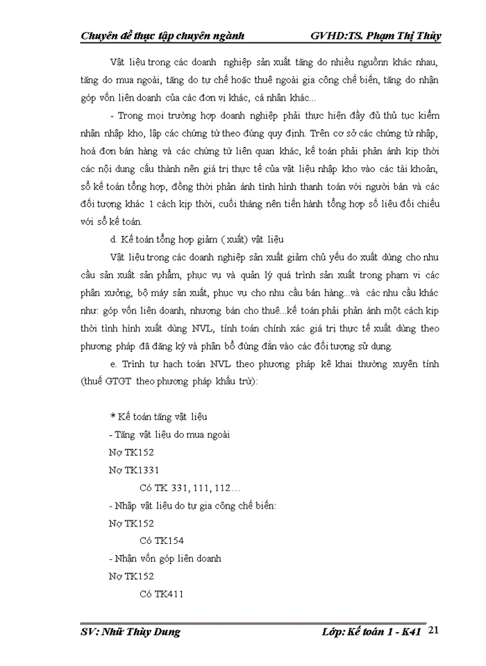 image for page Hoàn thiện công tác kế toán nguyên vật liệu tại Công ty TNHH Hóa Chất và Thương Mại Trần Vũ