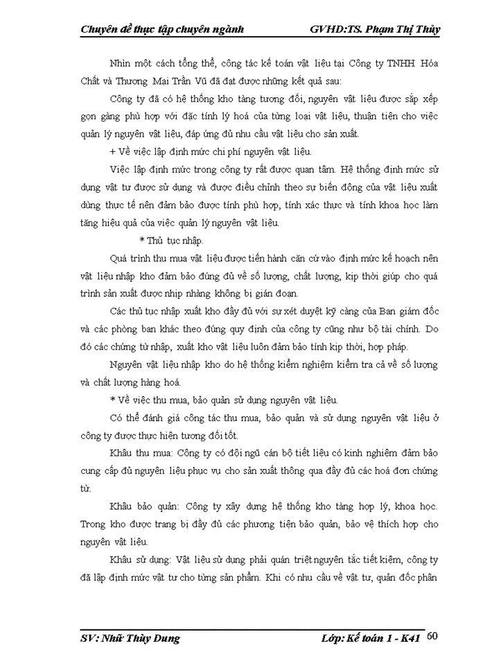 image for page Hoàn thiện công tác kế toán nguyên vật liệu tại Công ty TNHH Hóa Chất và Thương Mại Trần Vũ