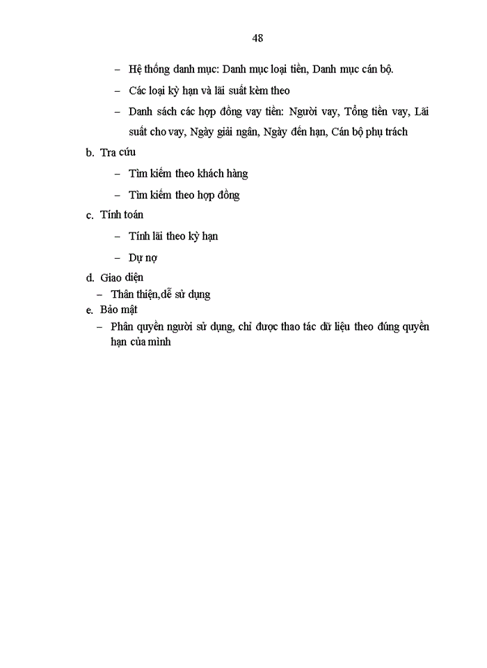 image for page Phân tích và thiết kế hệ thống thông tin quản lý cho vay nông nghiệp