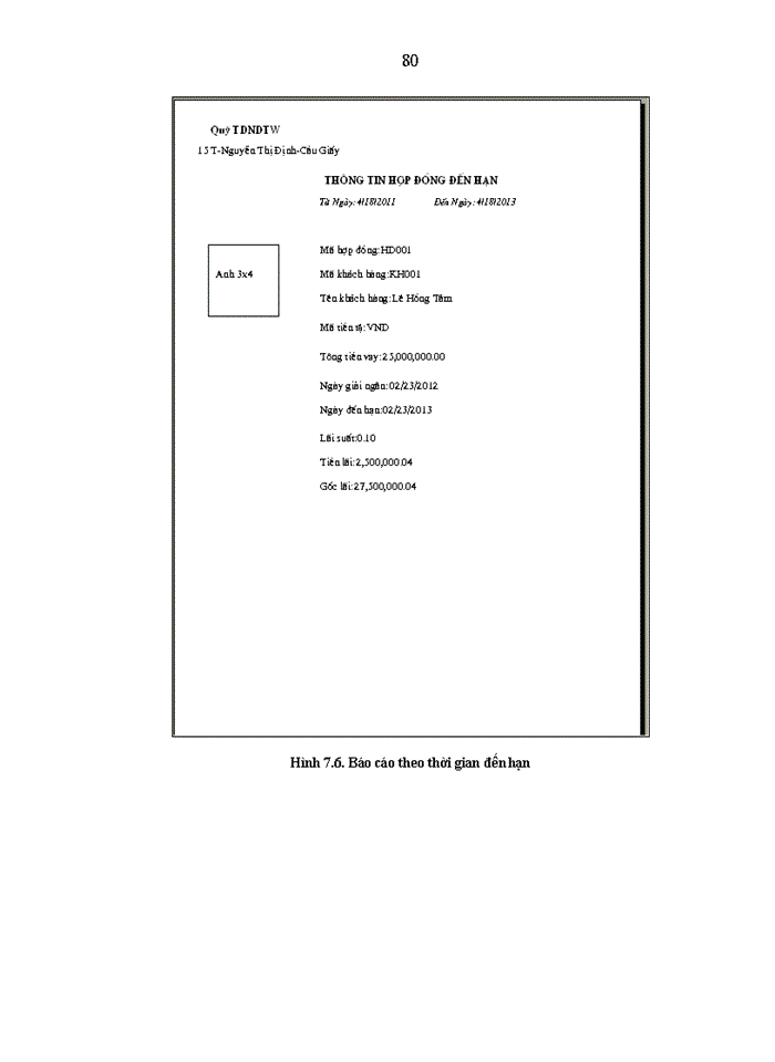 image for page Phân tích và thiết kế hệ thống thông tin quản lý cho vay nông nghiệp