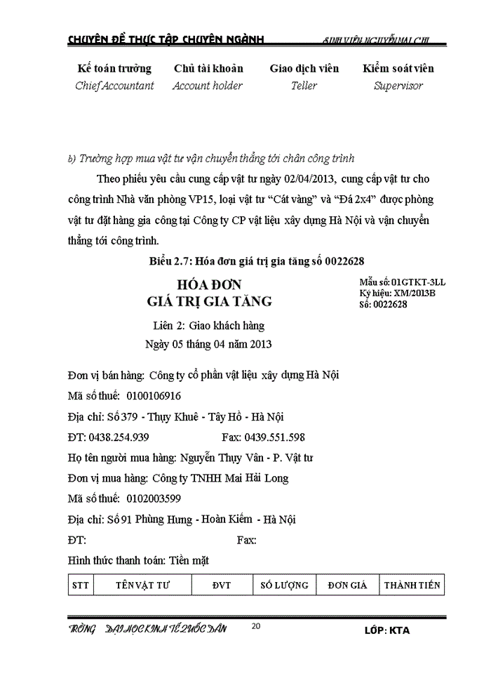 image for page Hoàn thiện công tác kế toán Nguyên vật liệu tại Công ty TNHH Mai Hải Long