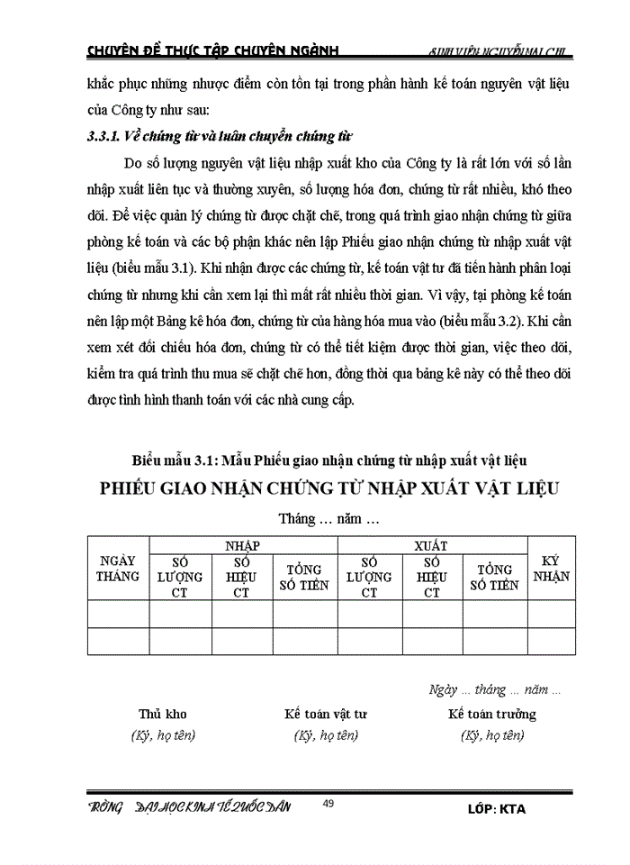 image for page Hoàn thiện công tác kế toán Nguyên vật liệu tại Công ty TNHH Mai Hải Long