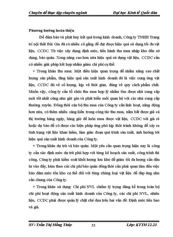 image for page Hoàn thiện kế toán nguyên vật liệu và công cụ dụng cụ tại công ty TNHH Trang trí nội thất Bùi Gia