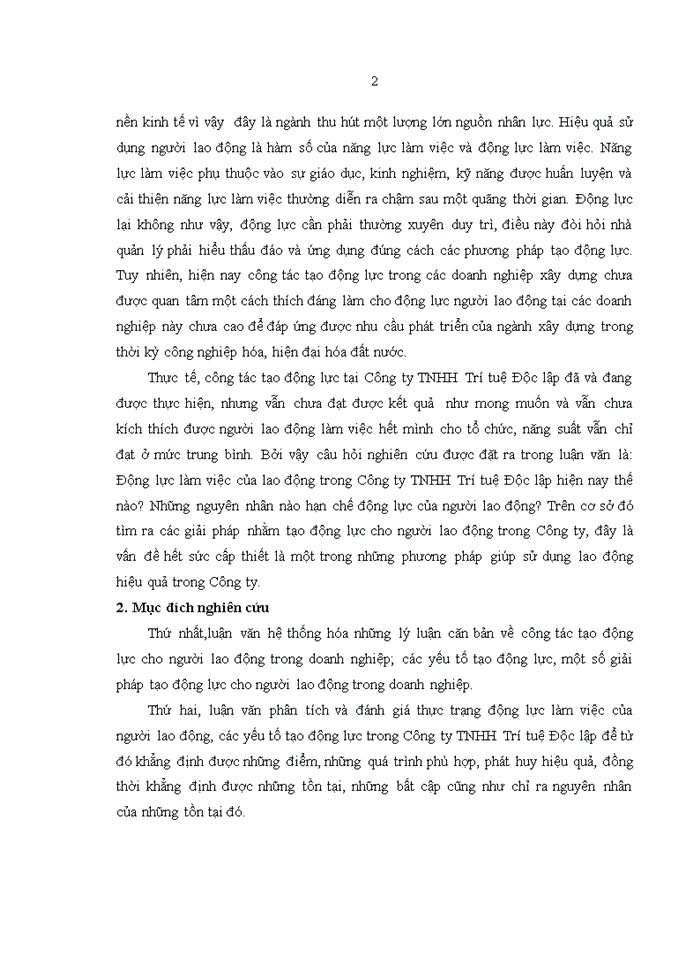 image for page Một số giải pháp tạo động lực cho người lao động tại công ty TNHH TRÍ TUỆ ĐỘC LẬP
