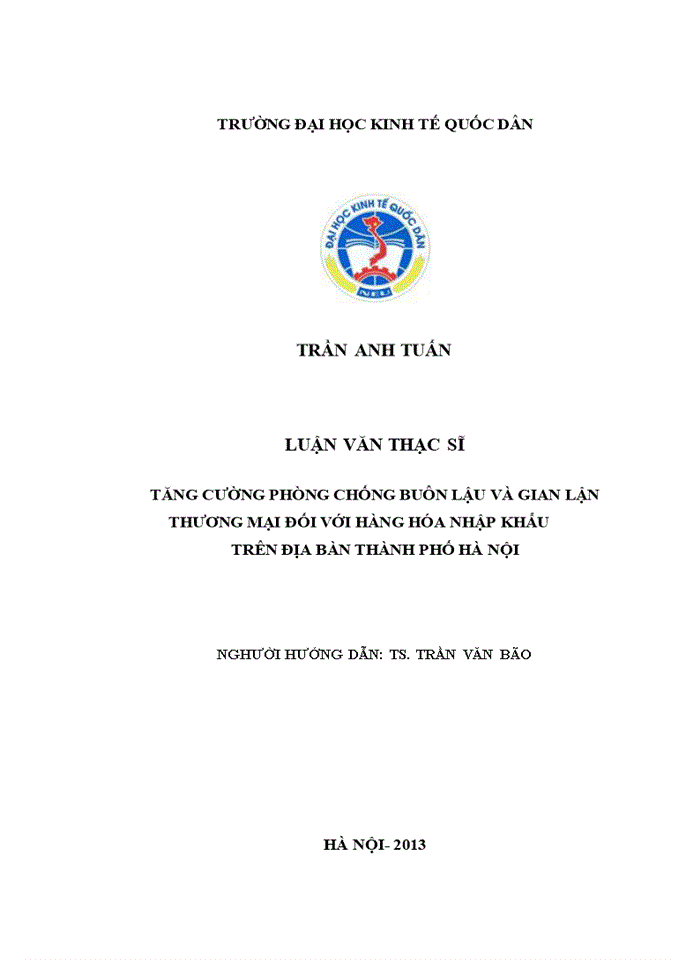 Tăng cường phòng chống buôn lậu và gian lận thương mại đối với hàng hóa nhập khẩu trên địa bàn thành phố hà nội