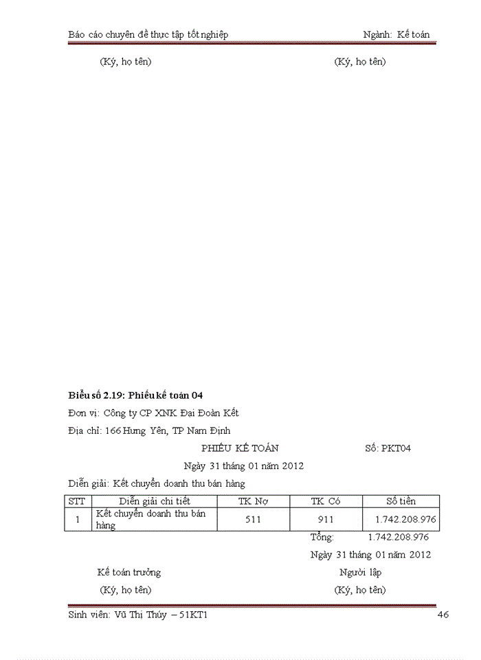 image for page Thực trạng về kế toán bán hàng và xác định kết quả tiêu thụ tại công ty cp XNK ĐẠI ĐOÀN KẾT