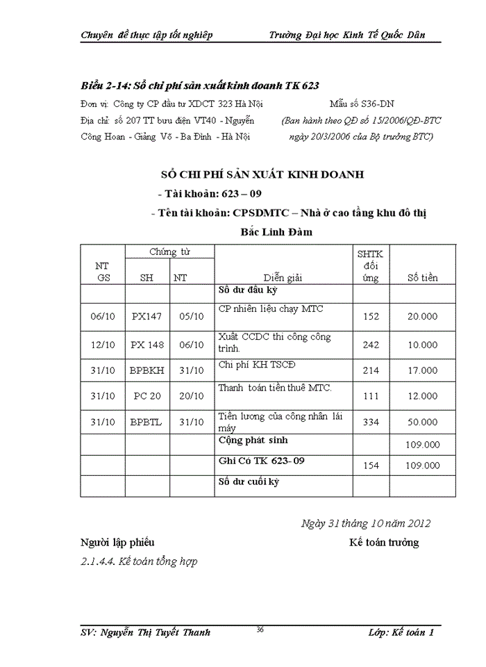 image for page Hoàn thiện kế toán chi phí sản xuất và tính giá thành sản phẩm tại công ty cổ phần đầu tư xây dựng công trình 323 HÀ NỘI