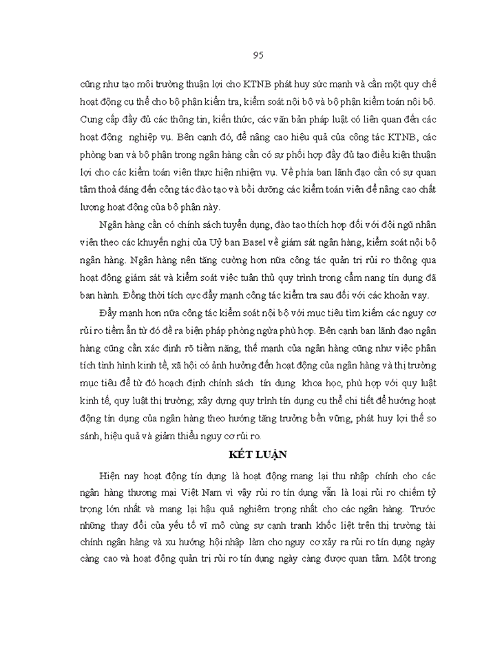 image for page Nghiên cứu về kiểm soát nội bộ đối với hoạt động tín dụng tại NH TMCP Tiên Phong