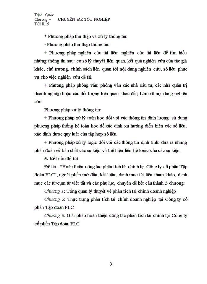 image for page Giải pháp hoàn thiện công tác phân tích tài chính tại công ty cổ phần tập ĐOÀN FLC